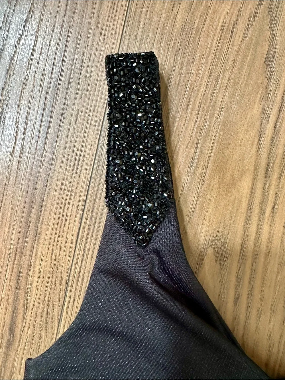 Ralph Lauren Beaded Black Tie Gown - Picture 4 of 9